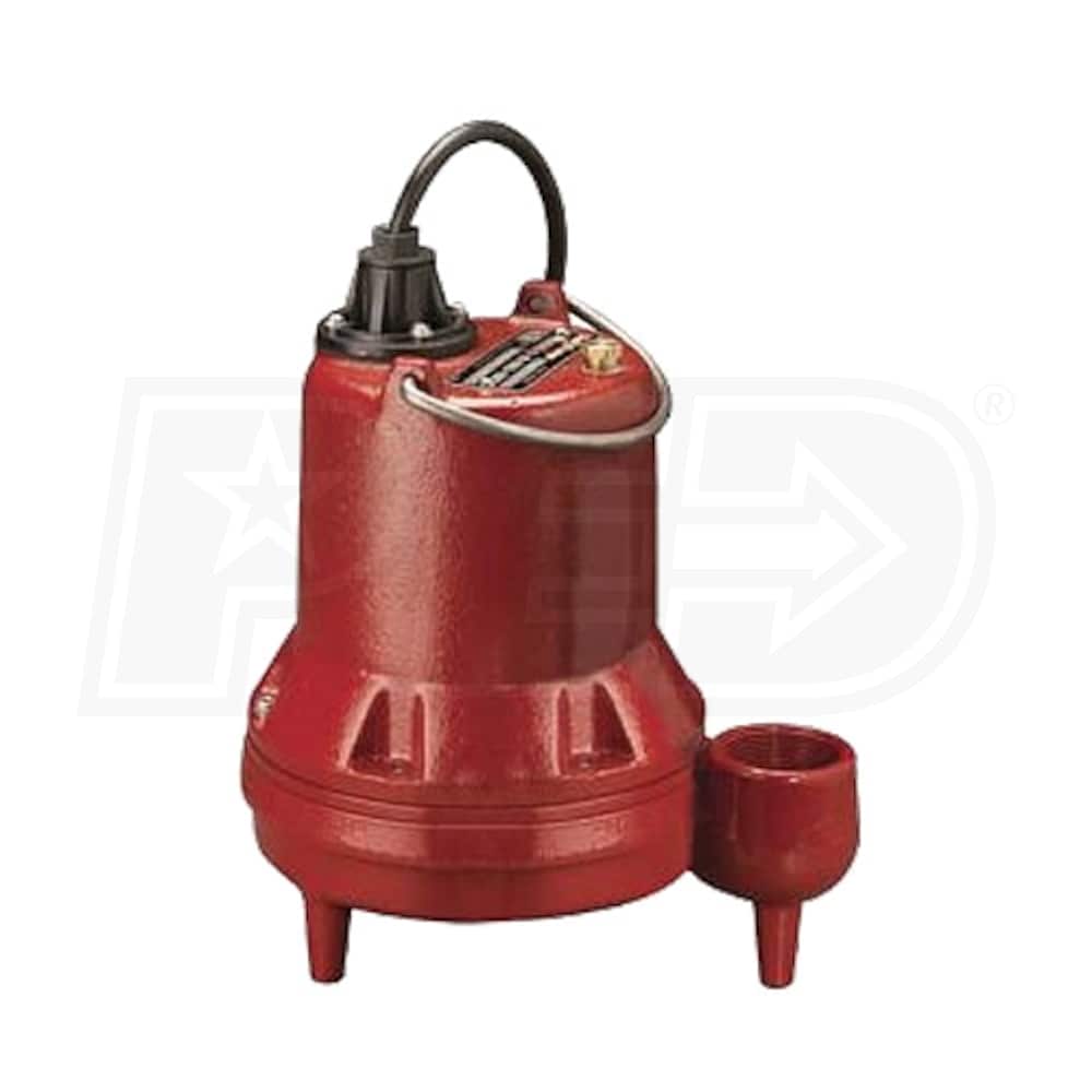 Liberty Pumps P Le Hp Pro Cast Iron Sewage Pump System