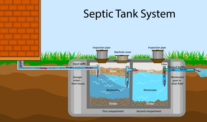 Septic Tank System Infographic