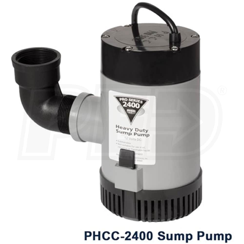 Pro Series PHCC2400 ProSeries Battery Back Up Sump Pump 2400 GPH at 10