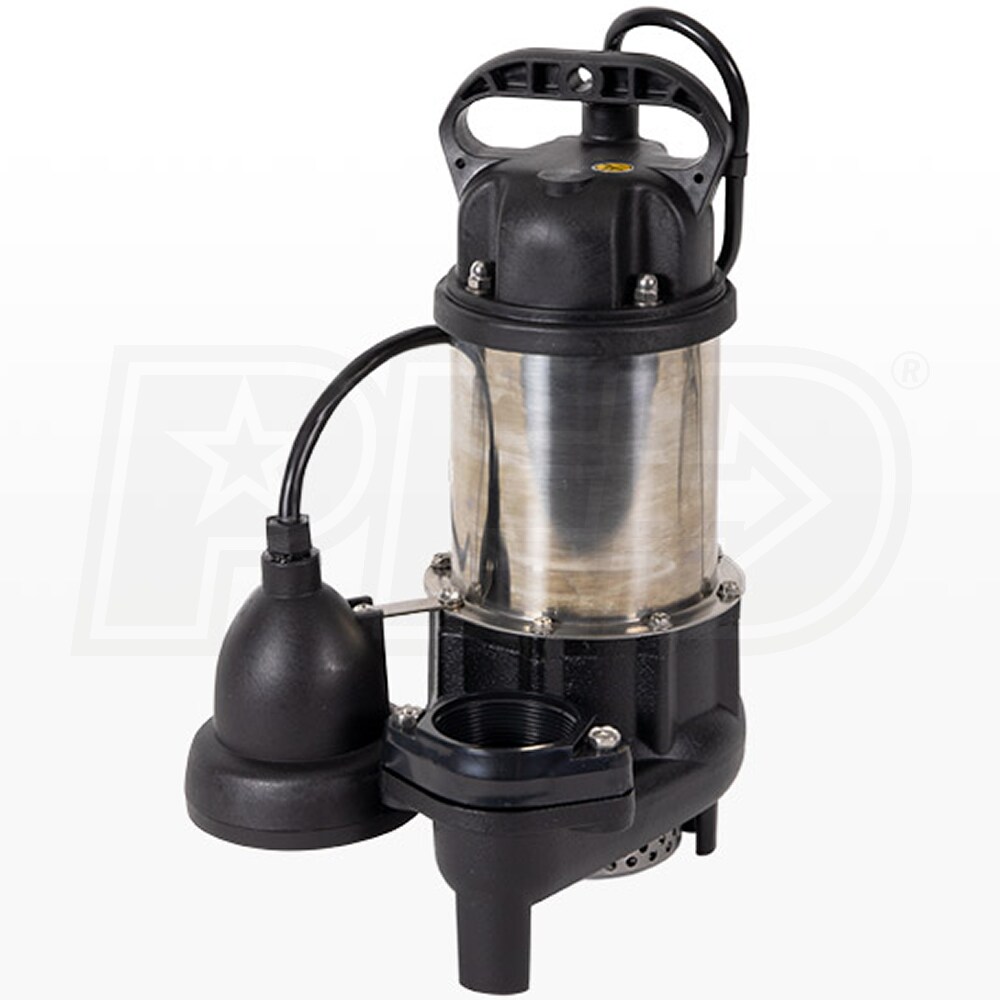 iON Products BA-75I iON 3/4 HP Cast Iron Stainless Steel Sump Pump w ...