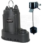 Little Giant SC50V - 1/2 HP Cast Iron Submersible Sump Pump w/ Vertical Float Switch