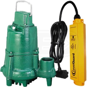 Zoeller SPD-N98KIT N98 - 1/2 HP Cast Iron Submersible Sump Pump W ...